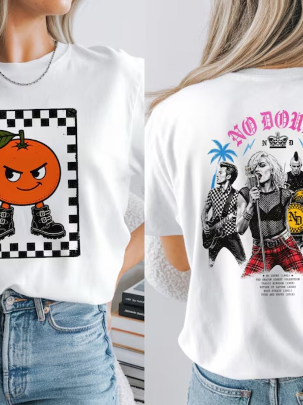 No Doubt Band Graphic T-Shirt Retro Rock Concert Unisex T Shirt